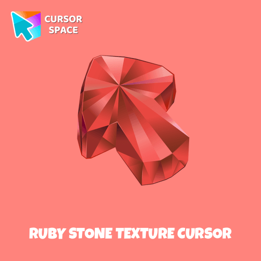 Ruby Stone Texture cursor arrow cursor